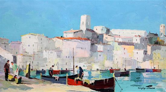 § Cecil Rochfort DOyly-John (1906-1993) Cannes, South of France, 12 x 20in.